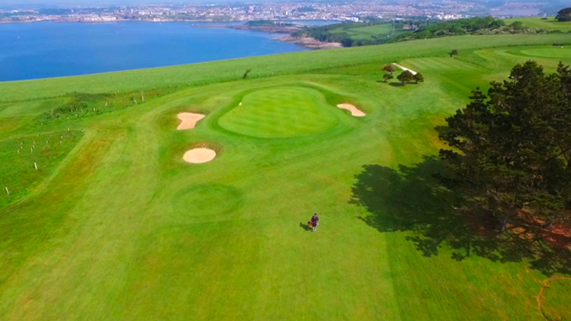 7th hole at staddon heights golf club